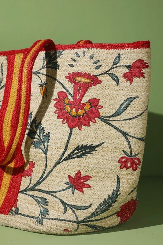 Valencia Jute Tote Bag