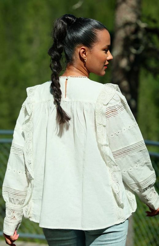 Stina Bluse Hvit