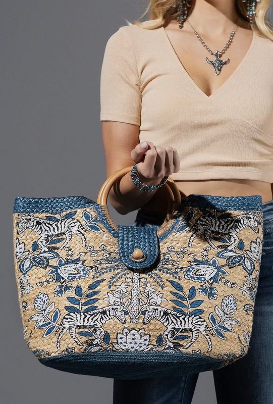 Palma Jute Tote Bag