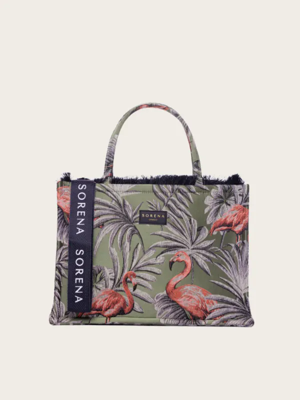 Sorena Isla Green Tote Bag
