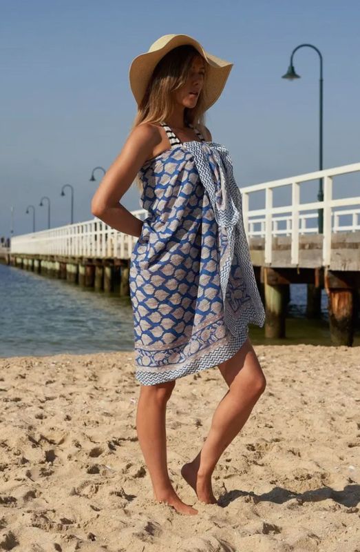 Sarong Blue Ocean