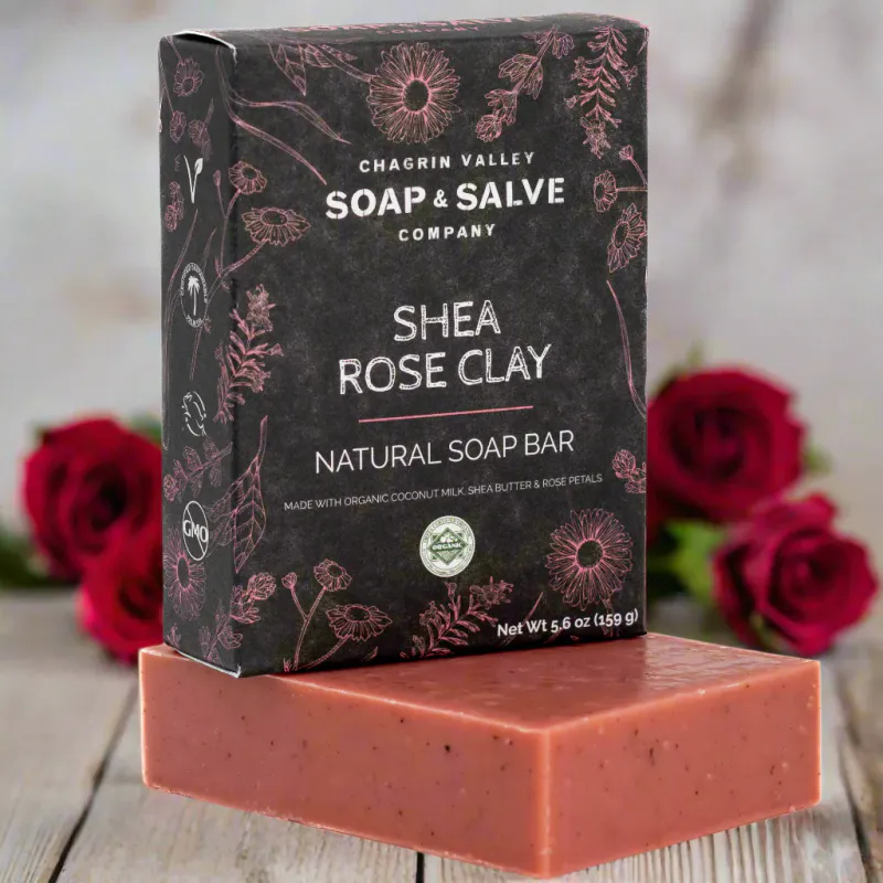 Såpebar Shea Rose Clay