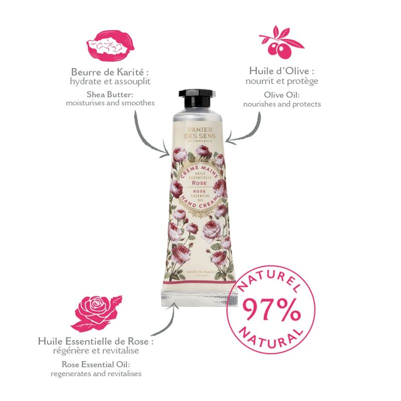 Håndkrem Rose 30ml