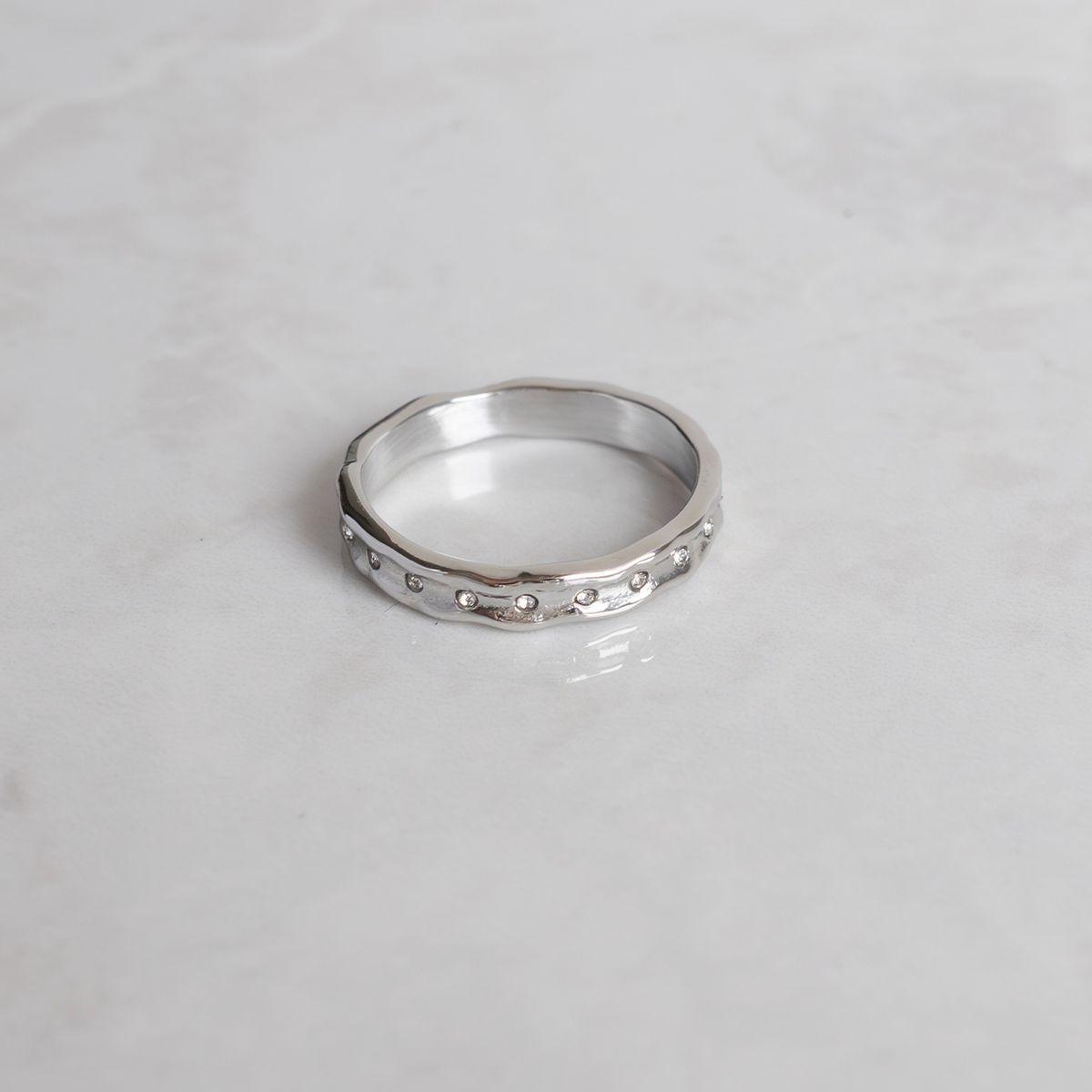 Farrah Eternal Silver Ring